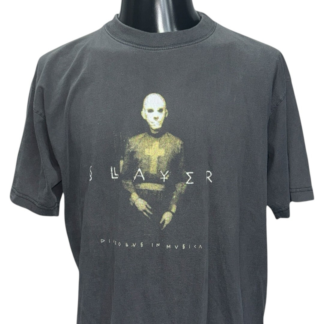 SLAYER 90s Vintage Diabolus in Musica Album Tee Size L