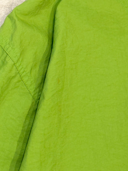 OLD GAP 90s Nylon Lime Green/Purple Size M