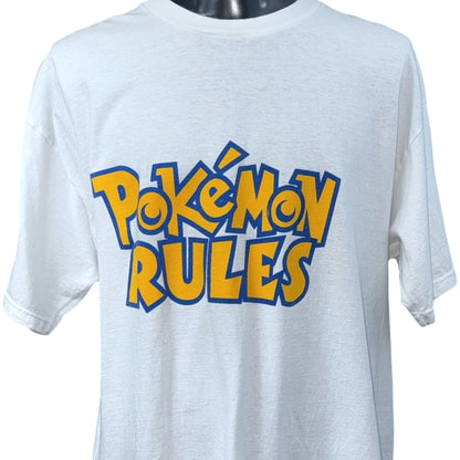 Pokemon T-Shirt White Size XL