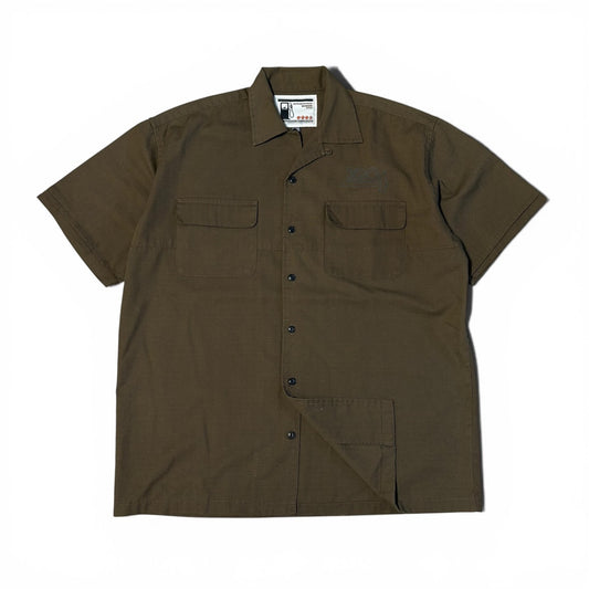 Japanese Brand NEIGHBORHOOD S/S Workshirt Green Size L