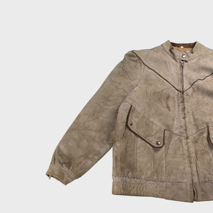 Sears 70s Leather Jacket Size S