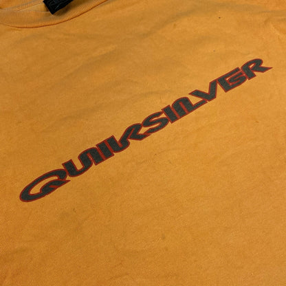 Quiksilver Short Sleeve T-Shirt Yellow Size M