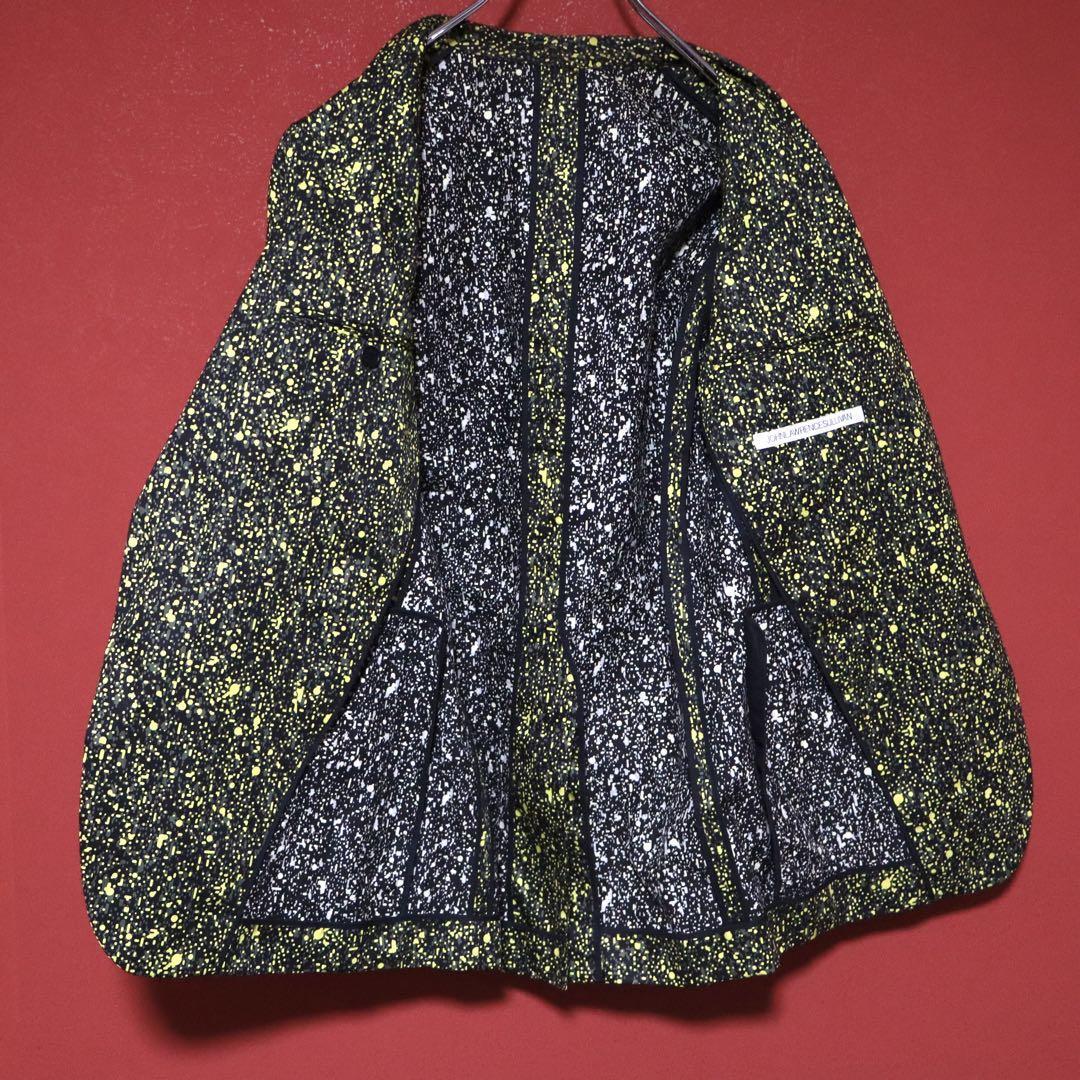 JOHN LAWRENCE SULLIVAN Yellow Pop Dot Pattern Jacket Size XS