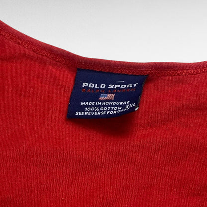 POLO SPORT Ralph Lauren 90s Red Size 2XL