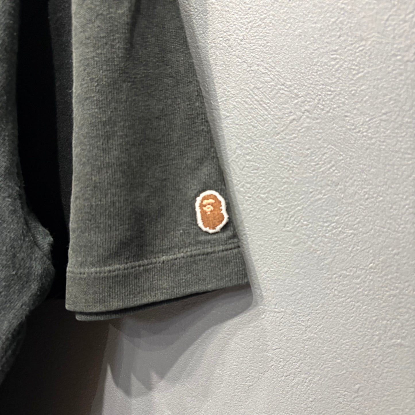 A BATHING APE Cotton Printed T-Shirt Black Size L