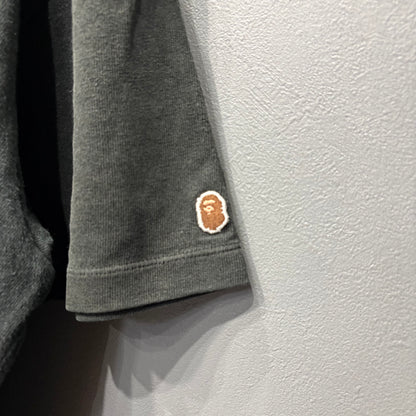 A BATHING APE Cotton Printed T-Shirt Black Size L