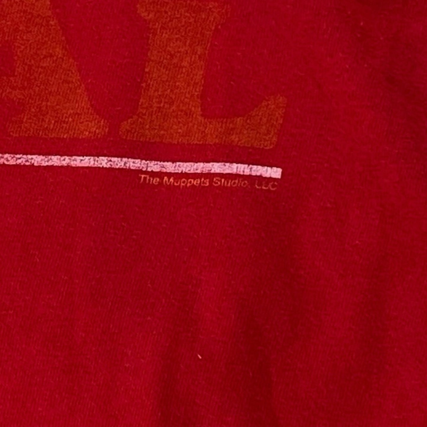 THE Muppets 00s T-Shirt Red Size XL