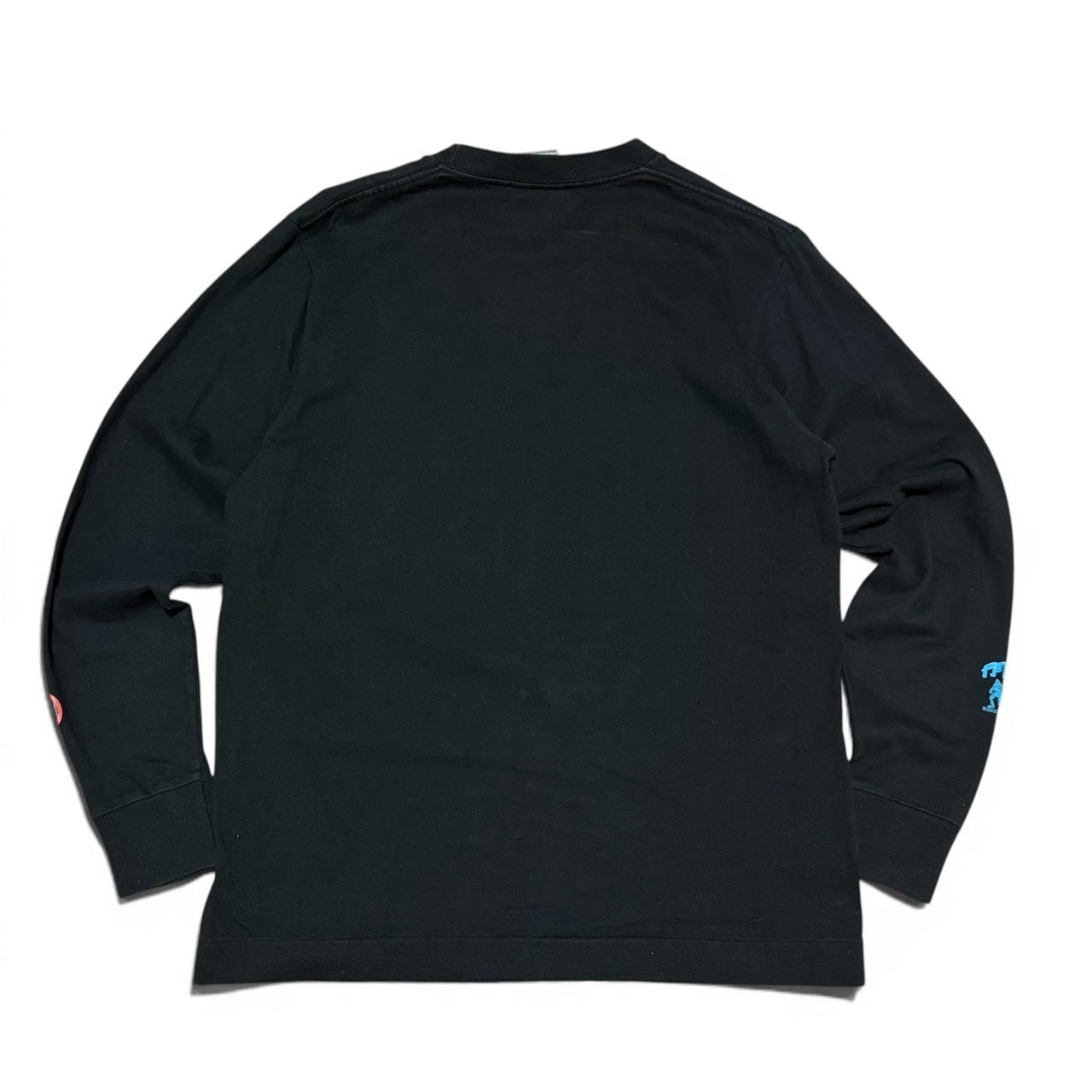 Japanese Brand A BATHING APE Long Sleeve Tee Black Size MEDIUM