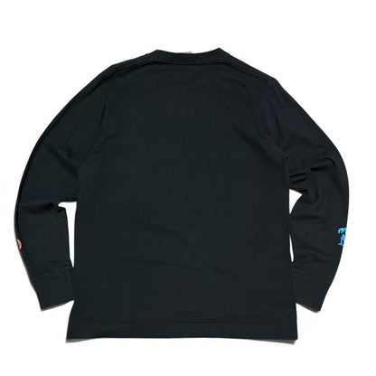 Japanese Brand A BATHING APE Long Sleeve Tee Black Size MEDIUM