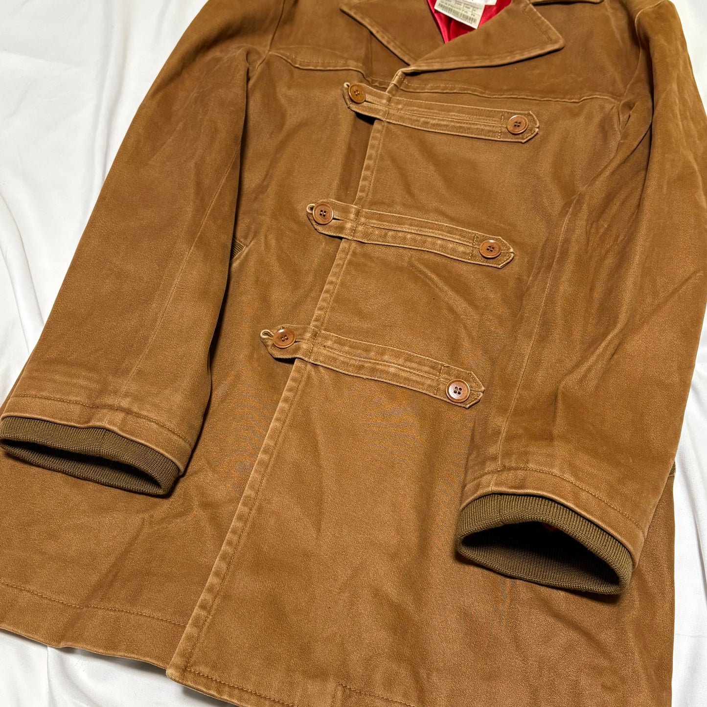 KATHARINE HAMNETT LONDON 90s Cotton Half Coat Size M