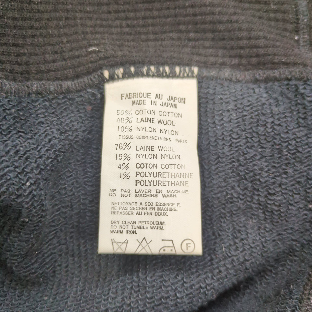Y's for Men Double Zip Drivers Knit Jacket