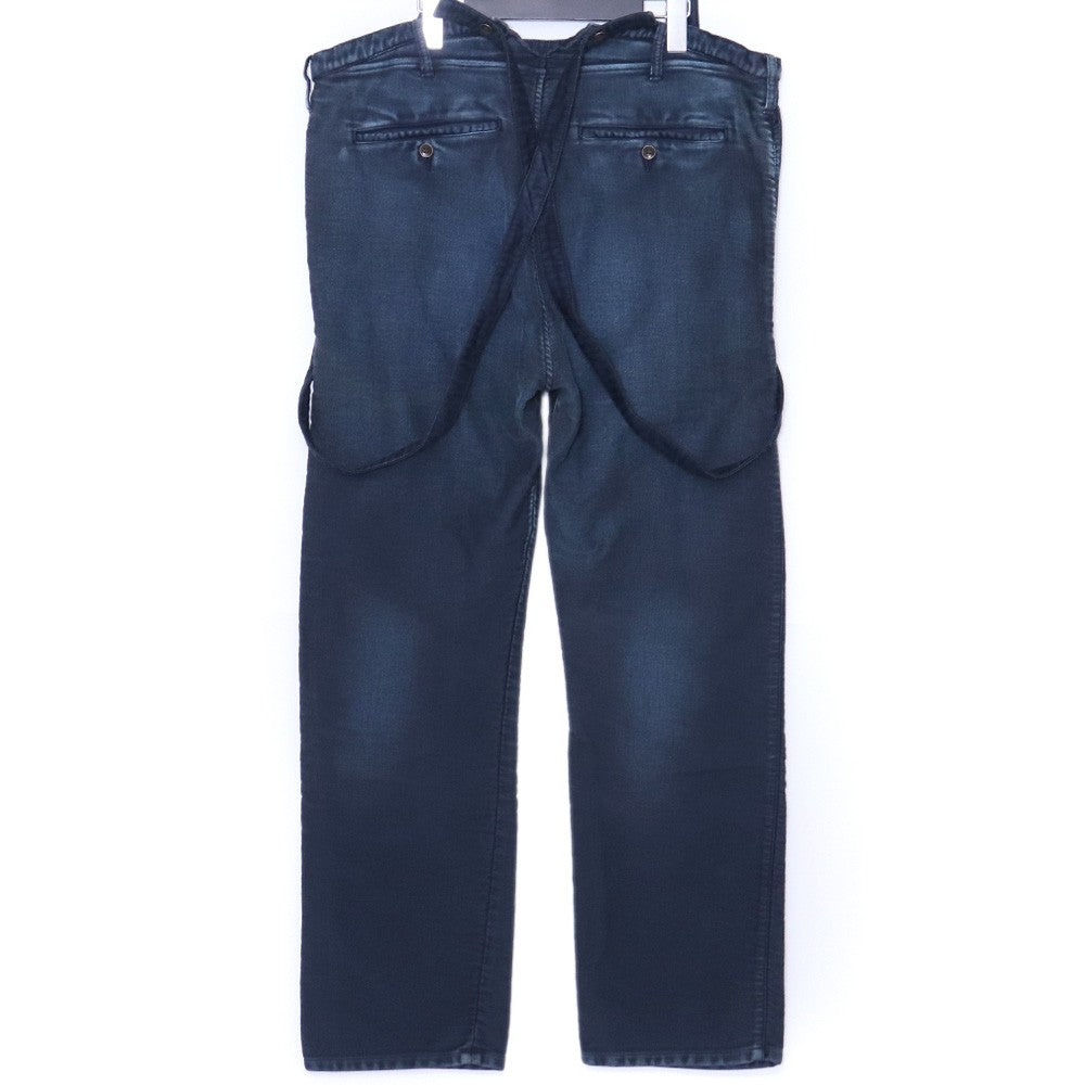 Visvim 21AW Travailleur Braces Indigo Denim Size 3