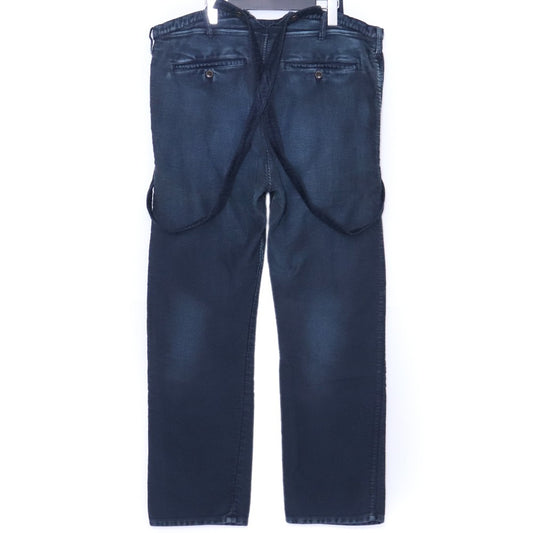 Visvim 21AW Travailleur Braces Indigo Denim Size 3