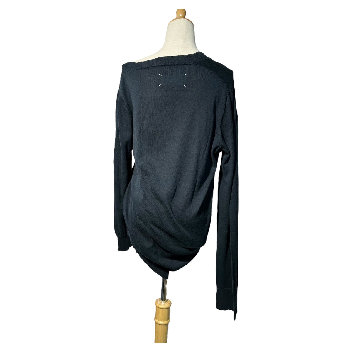 Maison Martin Margiela 05SS Distorted V-Neck Knit Size XL