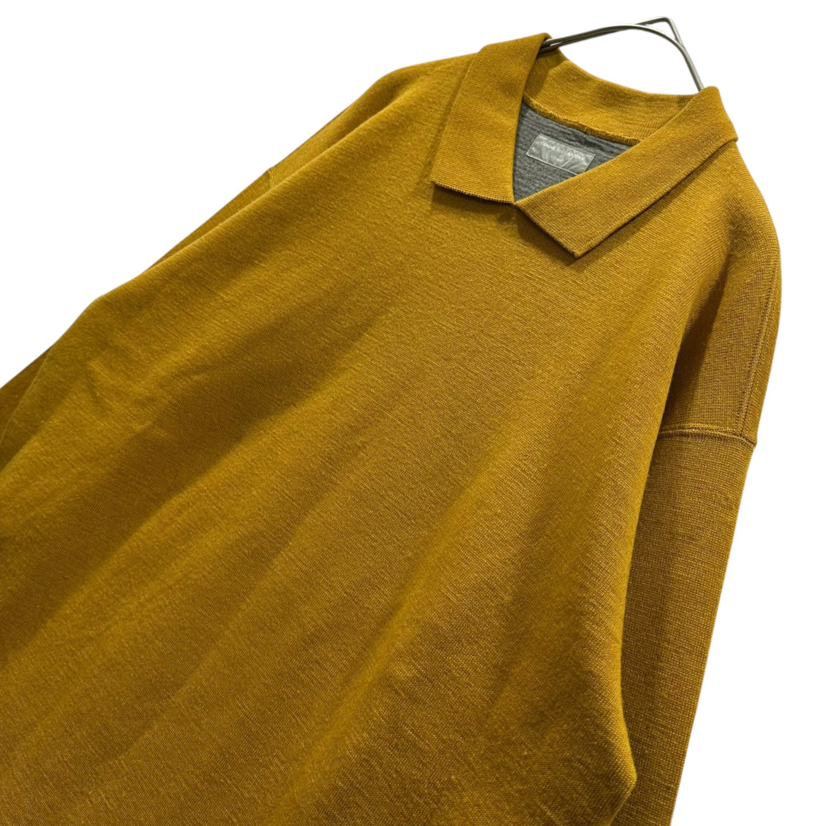 COMME des GARCONS HOMME 90AW Sweater-Knit Polo Shirt Sweatshirt