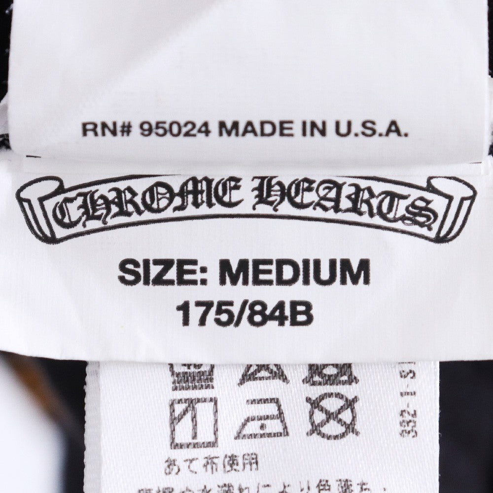 Chrome Hearts Side Logo Sweatpants Black Yellow Pants Size M