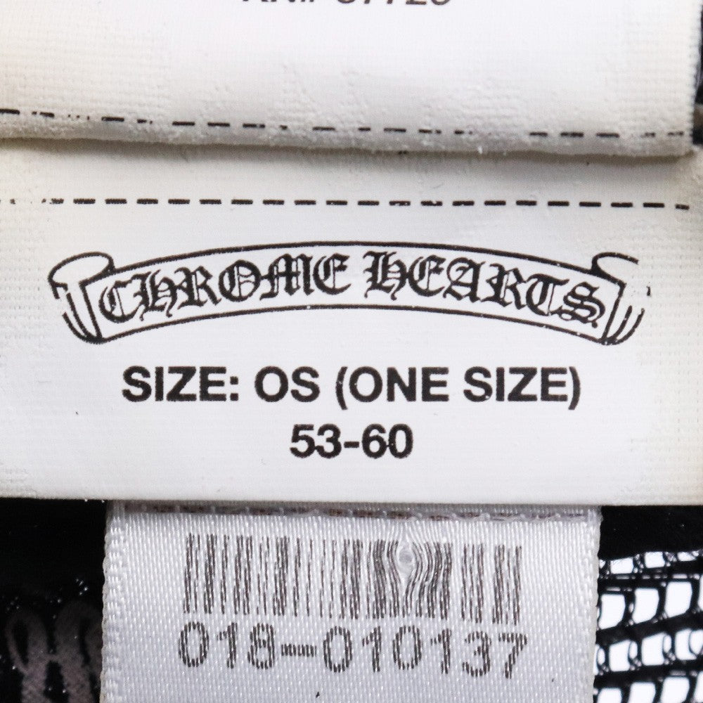 CHROME HEARTS TRUCKER CAP Black Size F