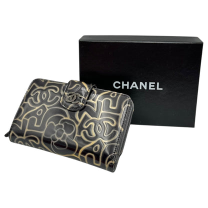 CHANEL Camellia Coco Mark Wallet Multi