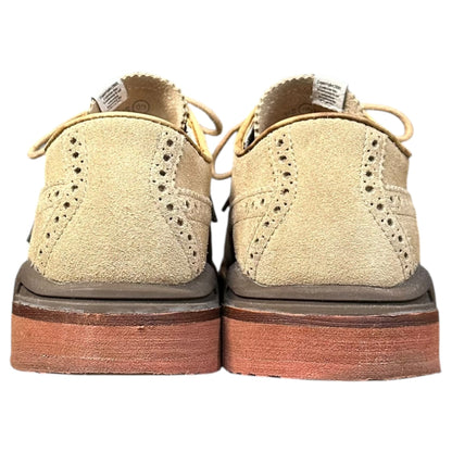 VISVIM 11AW Patrician Wingtip Suede Oxfords Beige Size 9