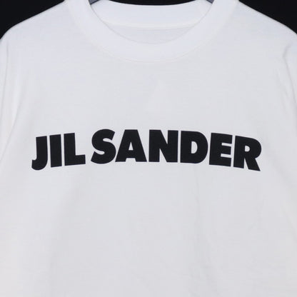 JIL SANDER Logo Long Sleeve T-Shirt White Size L