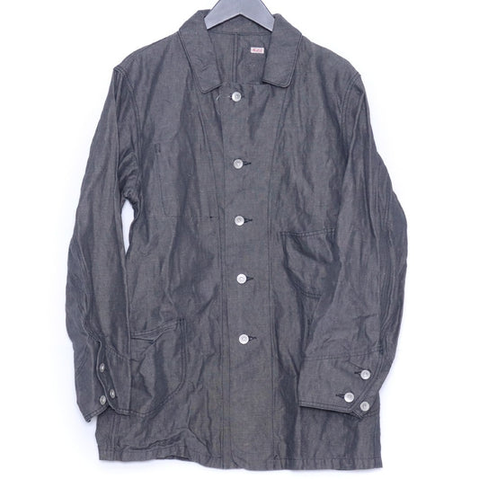 KLASICA Grey Regular Fit Long Denim Coverall Size 1