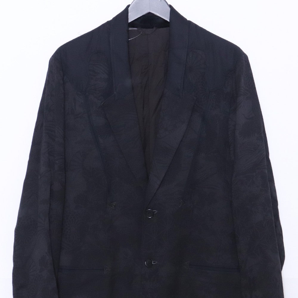 IROQUOIS Kimono Jacquard Blazer Black Jacket Size 1