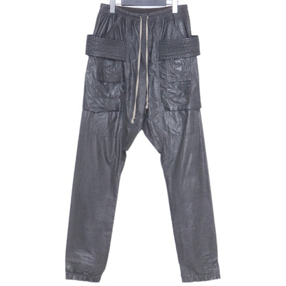 RICK OWENS DRKSHDW 15SS Coated Creatch Pants Gray Size XS