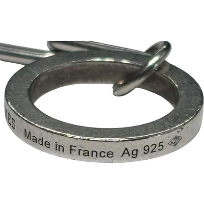 HERMES Chaine d'Ancre Game Chain Necklace Silver
