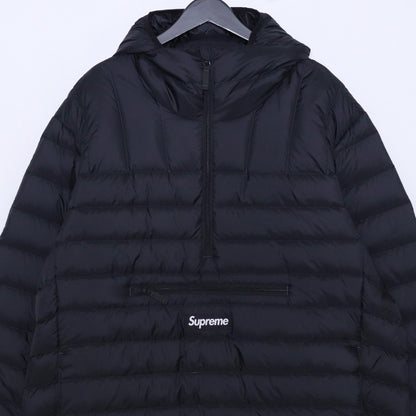 SUPREME 25AW Micro Down Half Zip Hooded Jacket Black Size XL