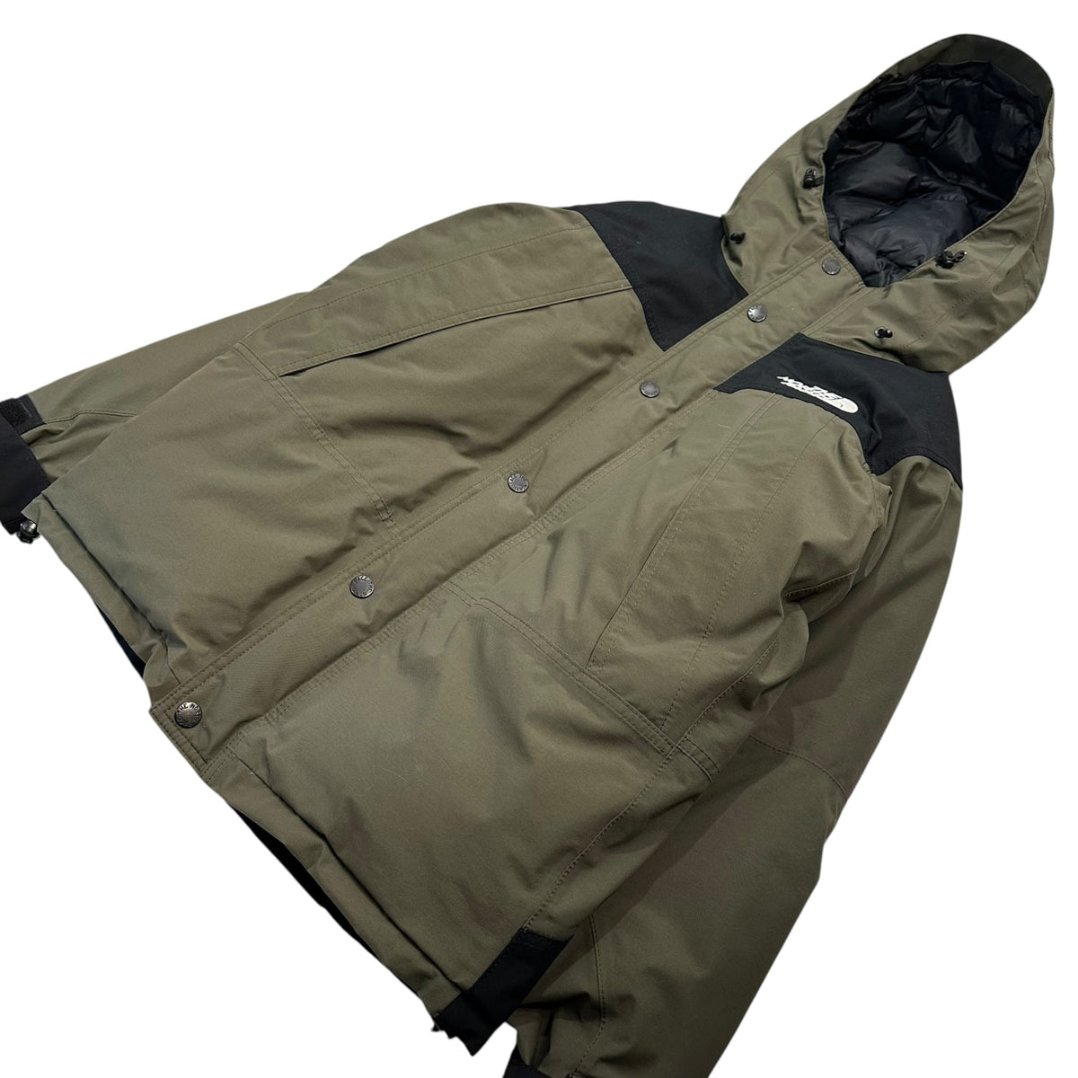THE NORTH FACE Mountain Down Jacket New Taupe Size S