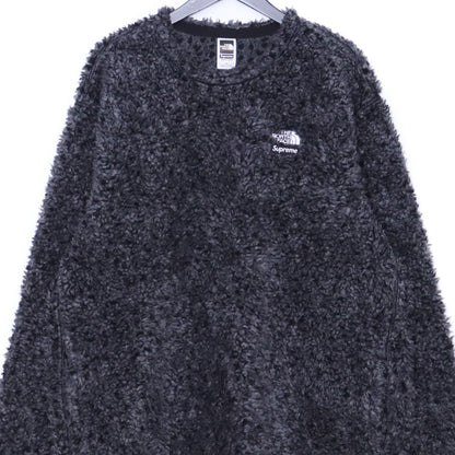 SUPREME x TNF 23SS High Pile Fleece Pullover Black Size L