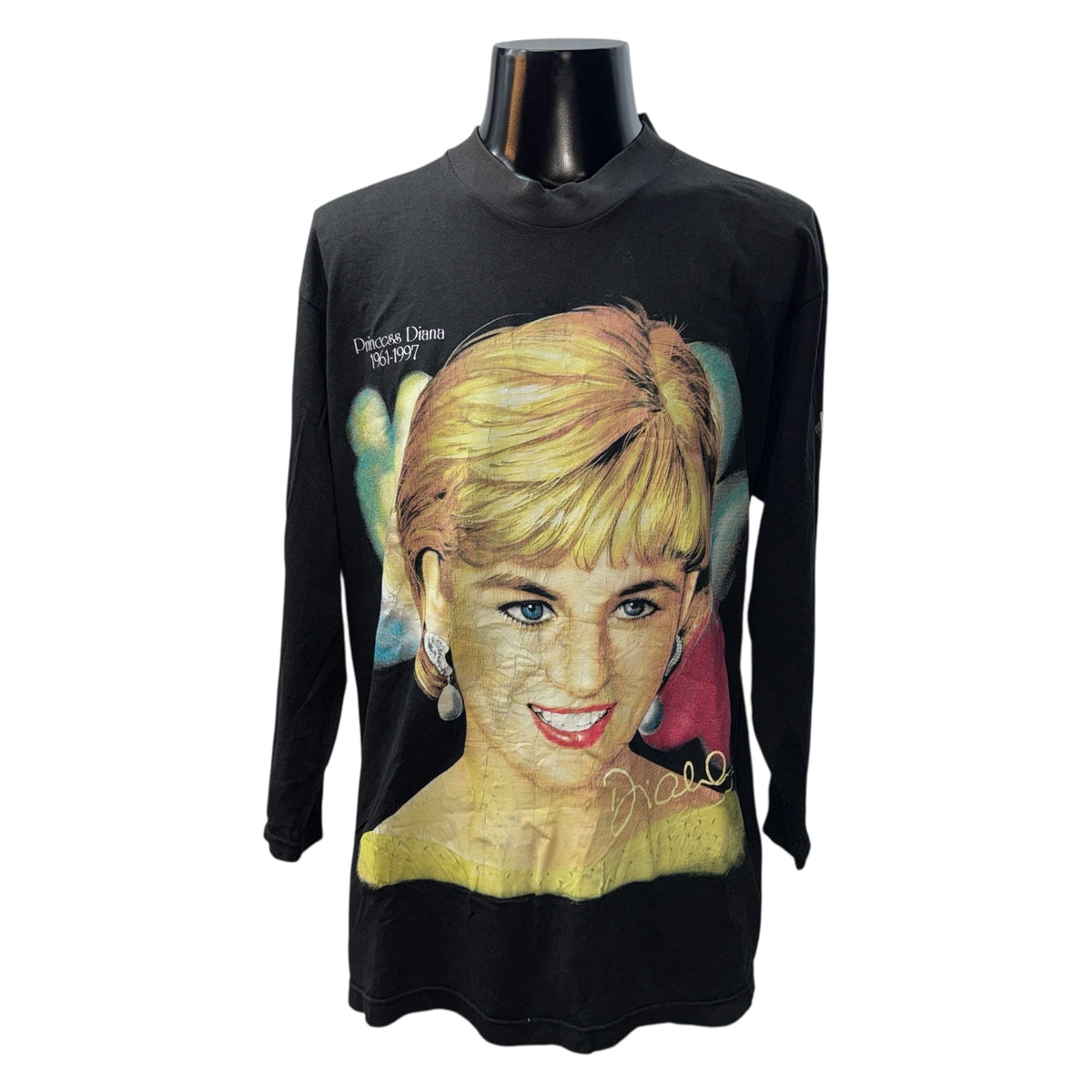 PRINCESS DIANA Long Sleeve T-Shirt Size XL