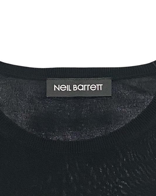 Neil Barrett Color Block Knit Sweater