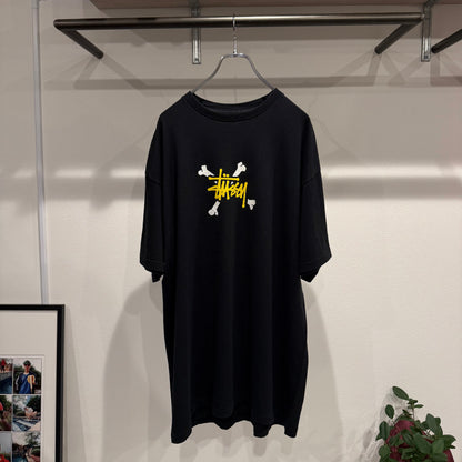 Stussy Vintage crossbones graphic tee, 00s era, XL size Black Size XL