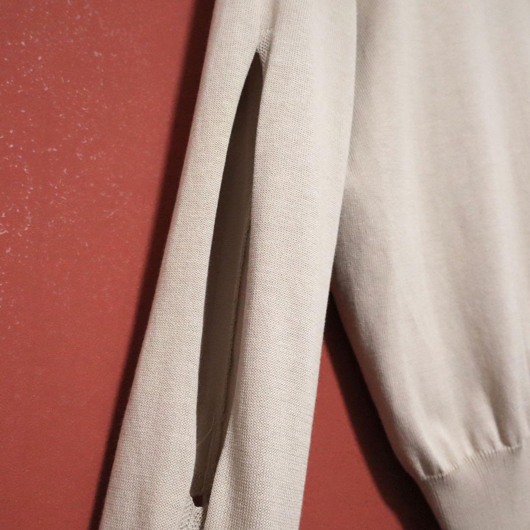 Maison Margiela Pink Rib & Hole Design Cardigan Size S