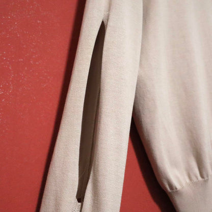 Maison Margiela Pink Rib & Hole Design Cardigan Size S