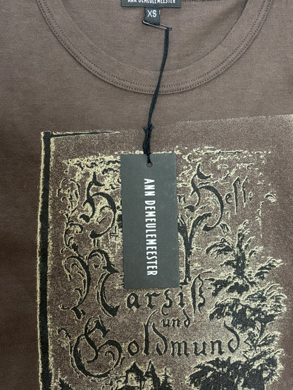 Ann Demeulemeester Brown T-Shirt Size S