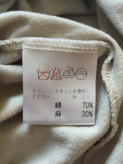 Issey Miyake Beige T-Shirt Size XS