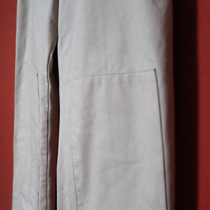 Jil Sander Beige Knee Patch Design Cotton Chinos Size 34