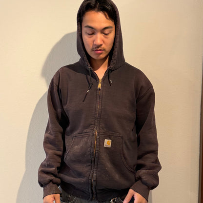 Parker carhartt 00s J149 Faded Brown Parka Size S