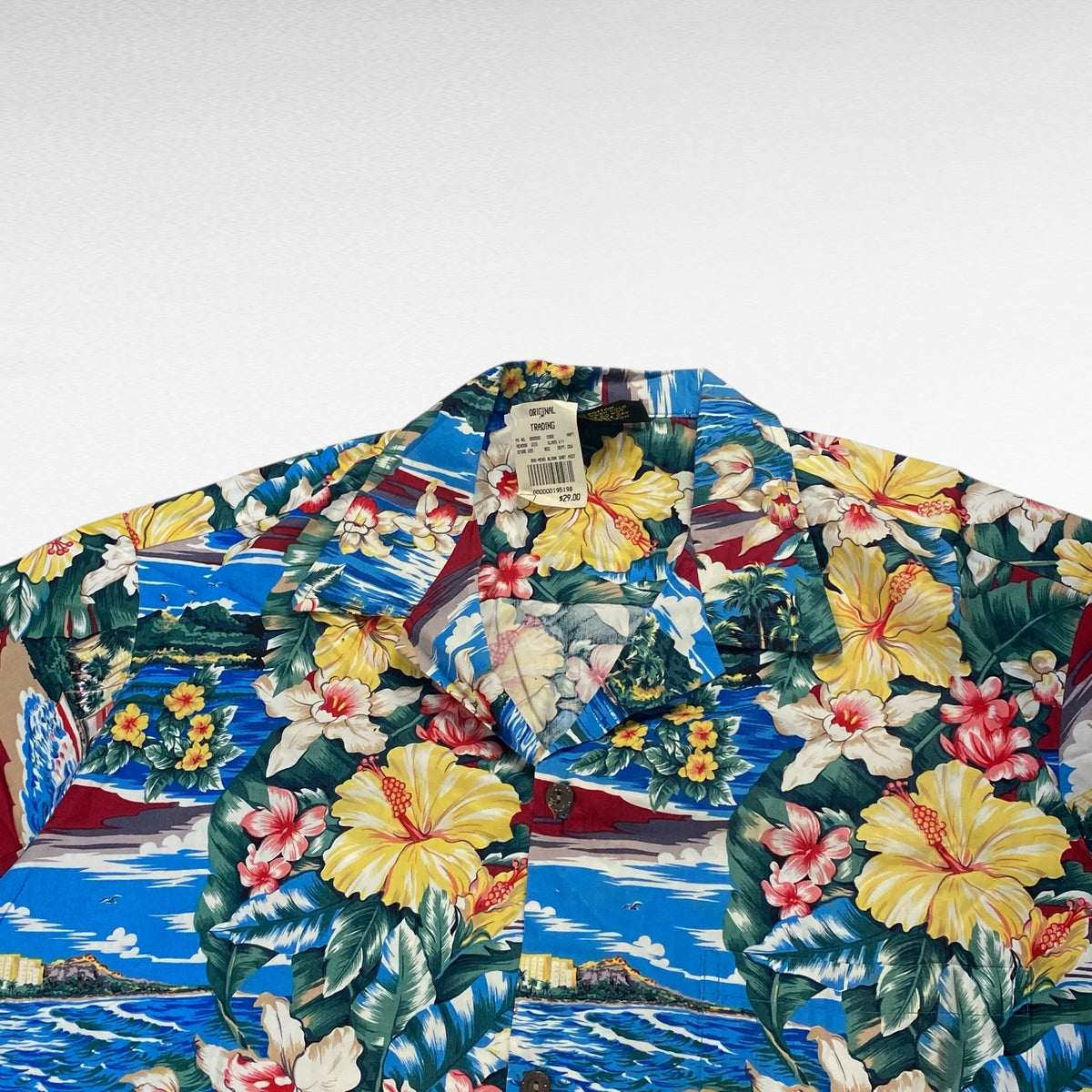 ROYAL CREATIONS Open Collar Shirt Size L