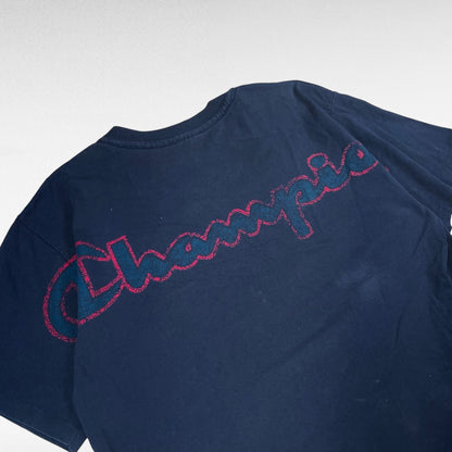 Champion 90s Short Sleeve T-Shirt Blue Size L
