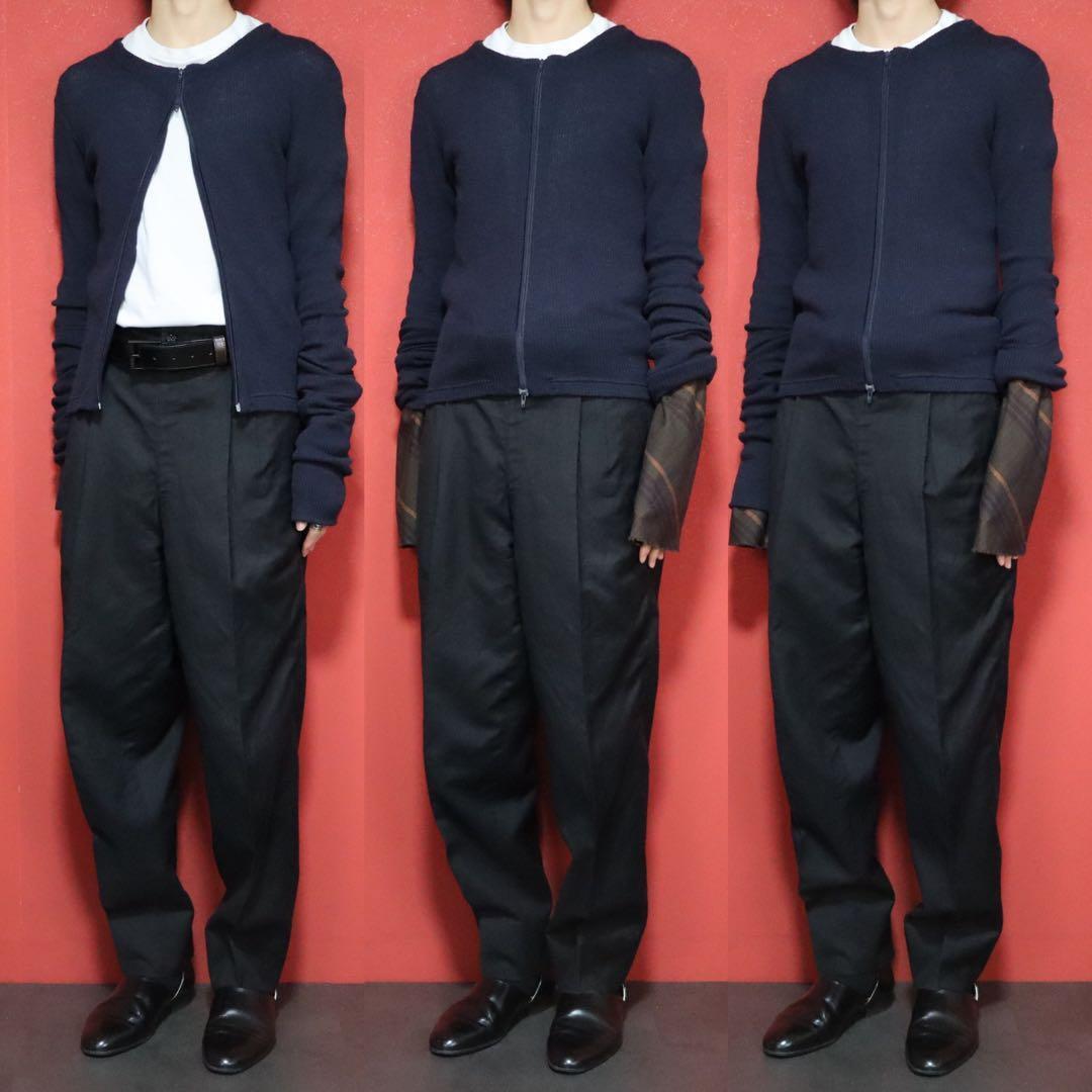Yohji Yamamoto Super Long Sleeve Layered Double Zip Size 3