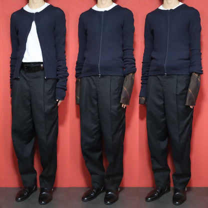 Yohji Yamamoto Super Long Sleeve Layered Double Zip Size 3
