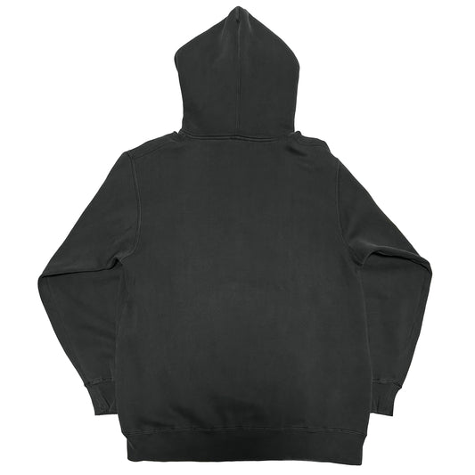 STUSSY 2000s Faded Logo Hoodie Black Size S