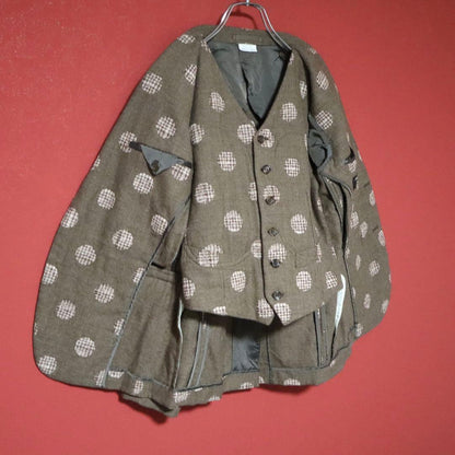 COMME des GARCONS HOMME PLUS 10AW Tweed Jacket Size XS