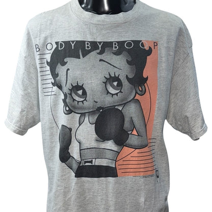 BETTY BOOP "BODY BY BOOP" Boxing T-Shirt Size XL
