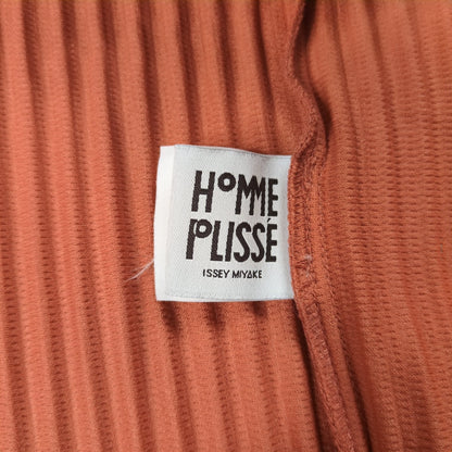 HOMME PLISSE ISSEY MIYAKE 26AW Orange Colors T-Shirt Size 2