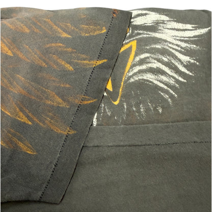 HARLEY-DAVIDSON 80s 3D Eagle All Over Print T-Shirt Size XL