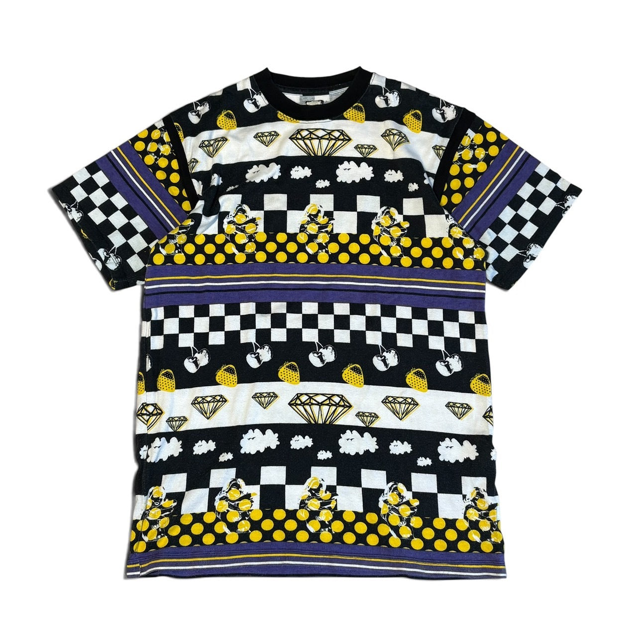 UNDERCOVER 01AW D.A.V.F All-Over Print T-Shirt
